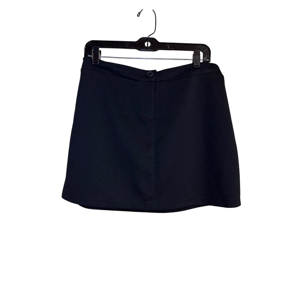 Vintage No Boundaries Juniors Black Stretch Skirt Size 13 Polyester Blend